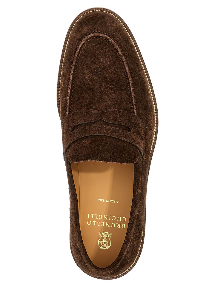 Suede Loafers Brown