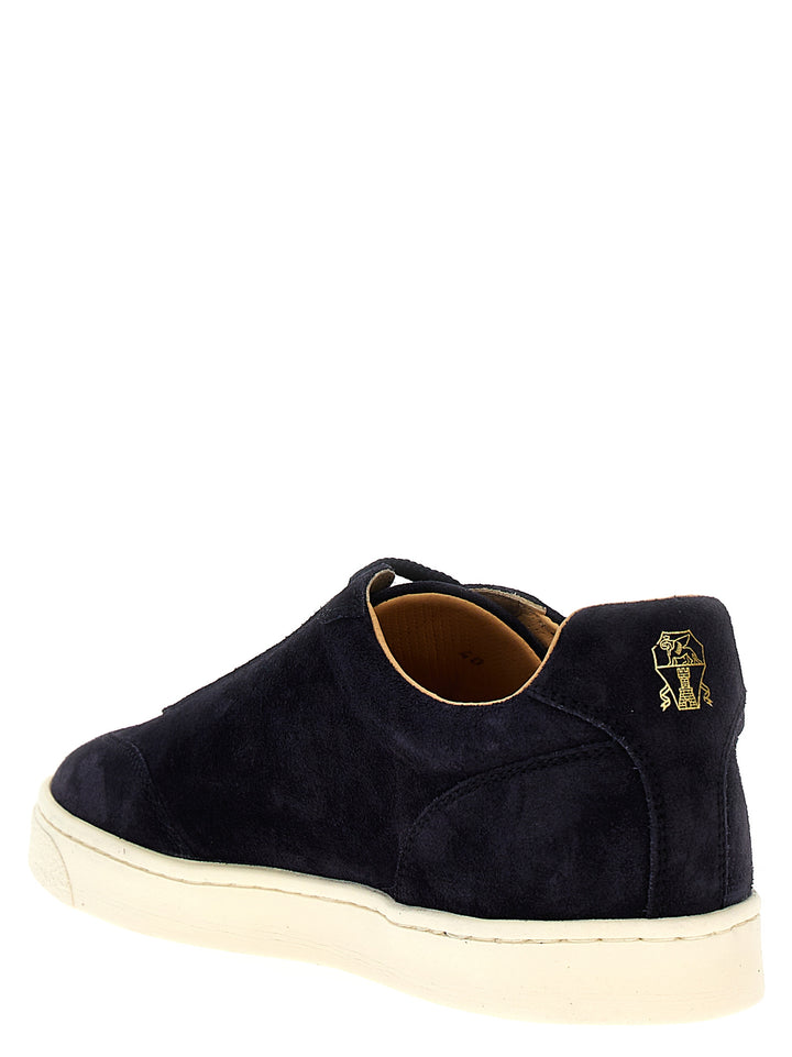 Suede Sneakers Blue