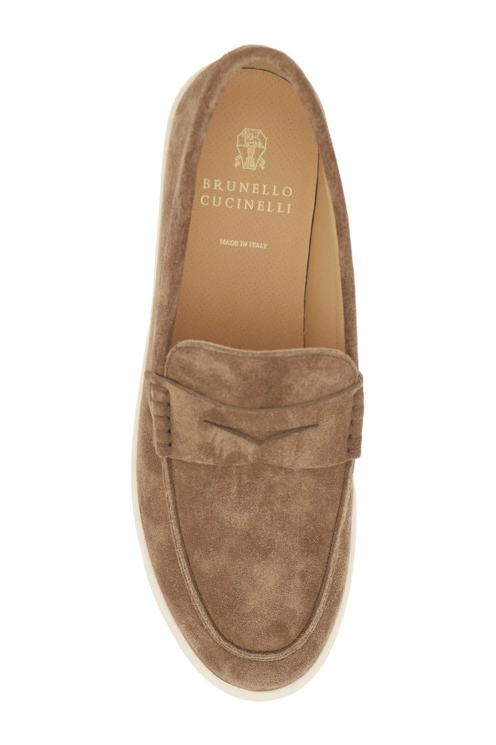 Suede Loafers