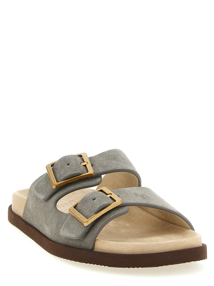 Brunello Cucinelli Urban Sandals - Gray | a2794f0092b8f43a6641efbacedf4ab7dbd285c9
