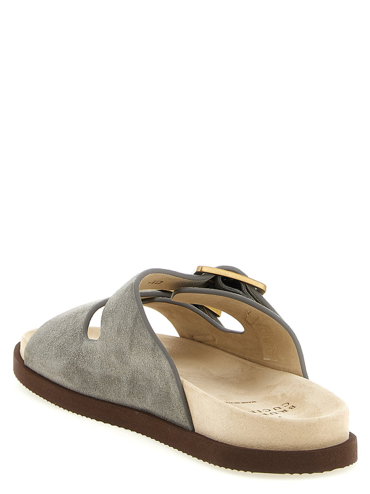Brunello Cucinelli Urban Sandals - Gray | 3605490caff82b45894643a3e3478b5dbdaf00b9
