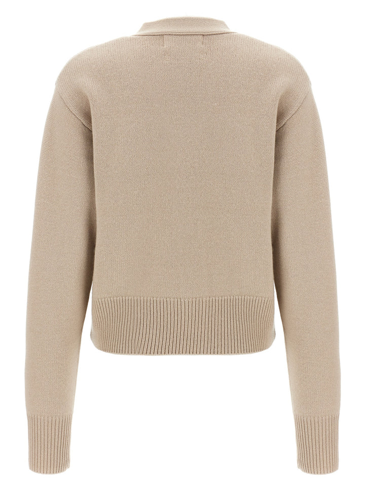 N°309 Clover Eggshell Sweater, Cardigans Beige