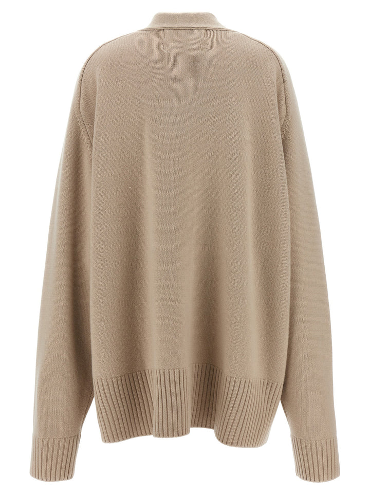 N°378 Taurus Eggshell Sweater, Cardigans Beige