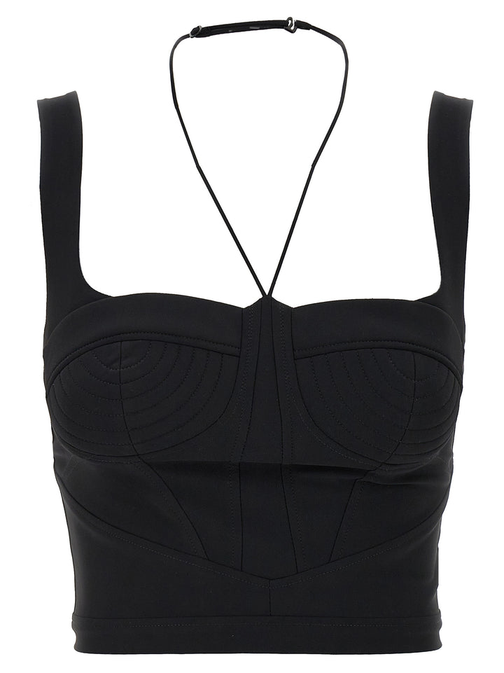 Nensi Dojaka Shaped Top Tops - Black | 49d6c8bb17e9d7592eee8b9db0a9e45641a7ecef