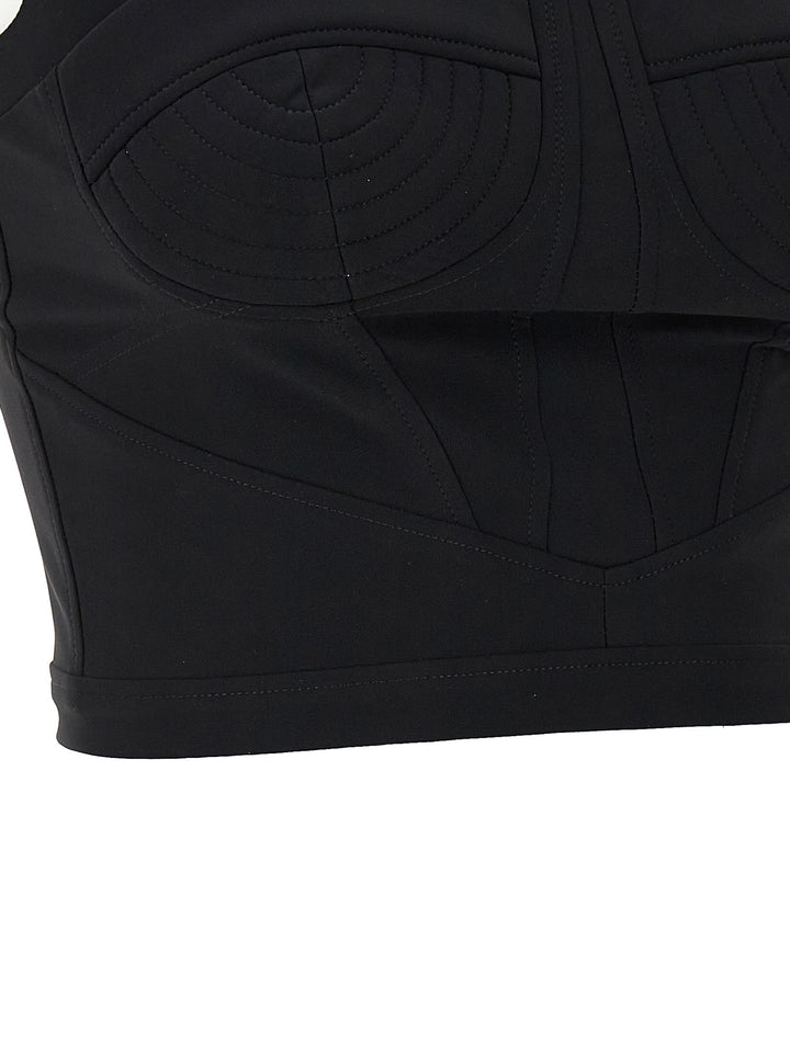 Nensi Dojaka Shaped Top Tops - Black | cd37d3050314c30db8165d906675594e7315a690