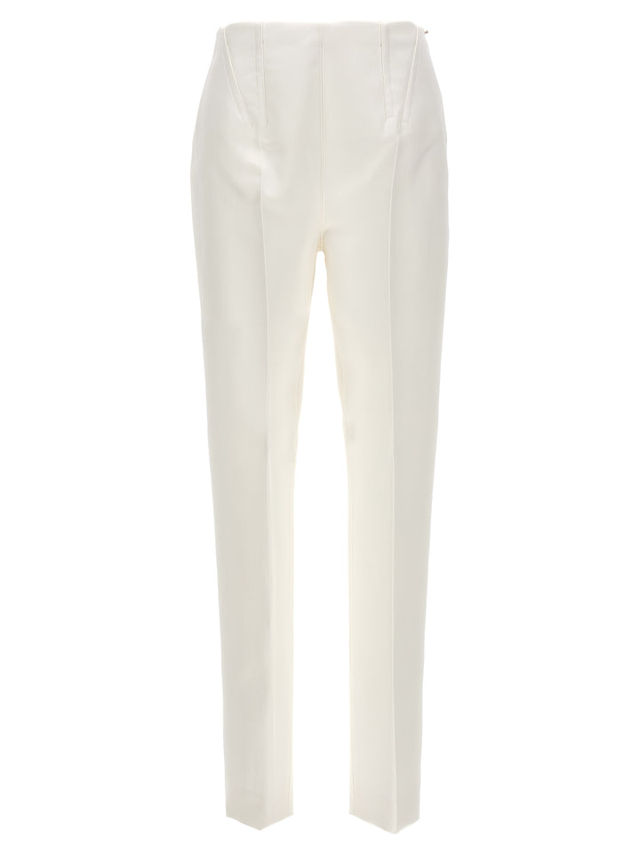 Sportmax Netto Pants - White | 0a2e7a3301ca39e5277284280c83d9fc05d1e9de