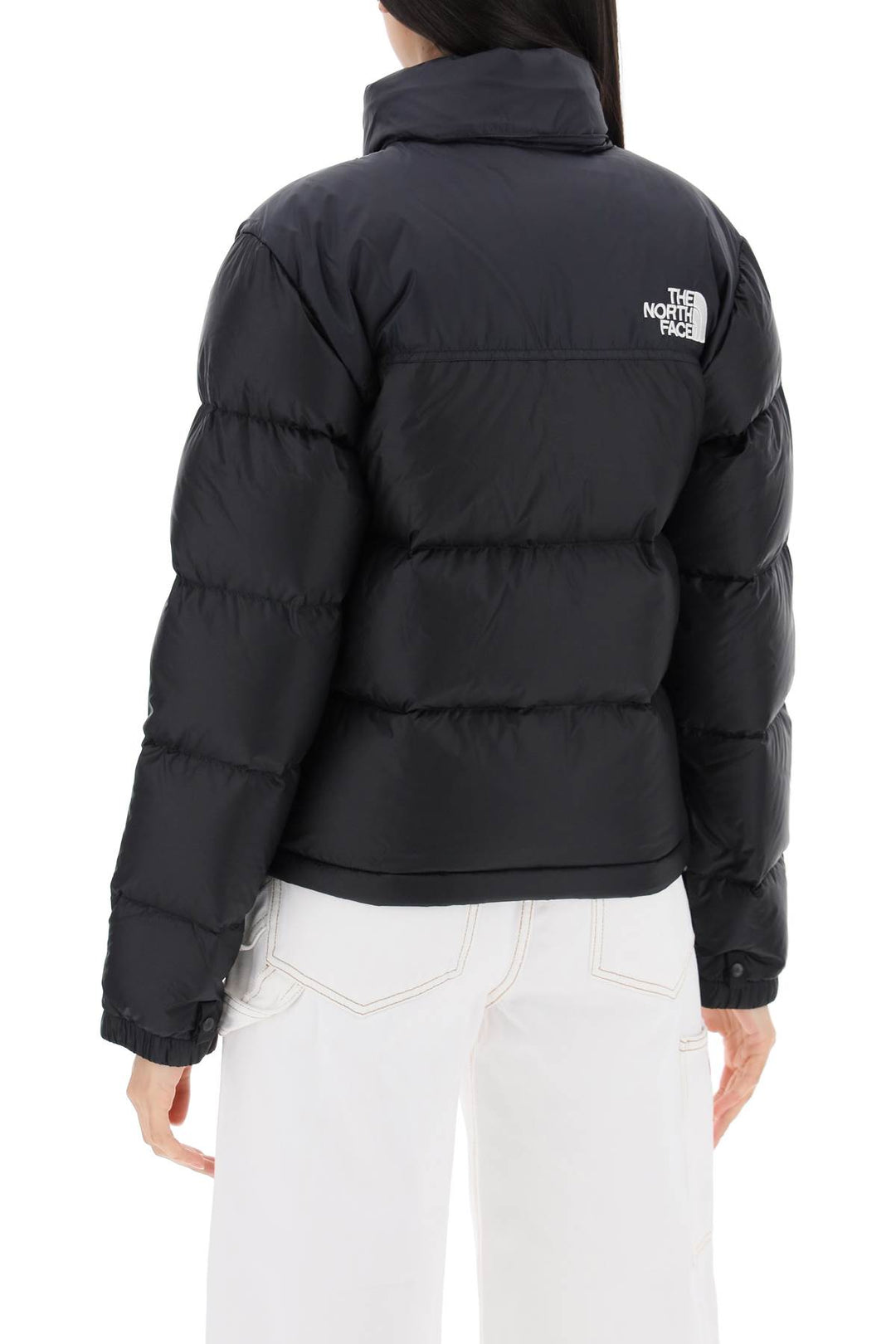 Ripstop Nylon Nuptse Cropped Down Jacket