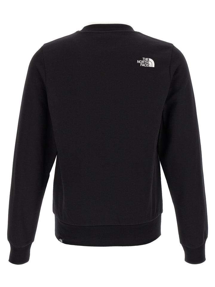 The North Face Fine Sweatshirt - White/Black | 70e1a4087ec93e748e58f0ed709a41c1d91b95a8