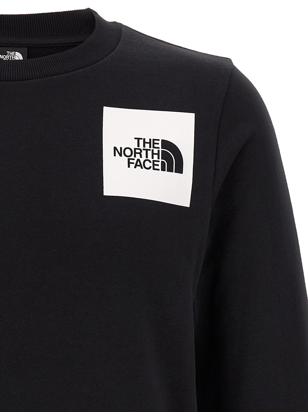 The North Face Fine Sweatshirt - White/Black | e46e447f0c8346bb2f4f946bdab297e5649f8010