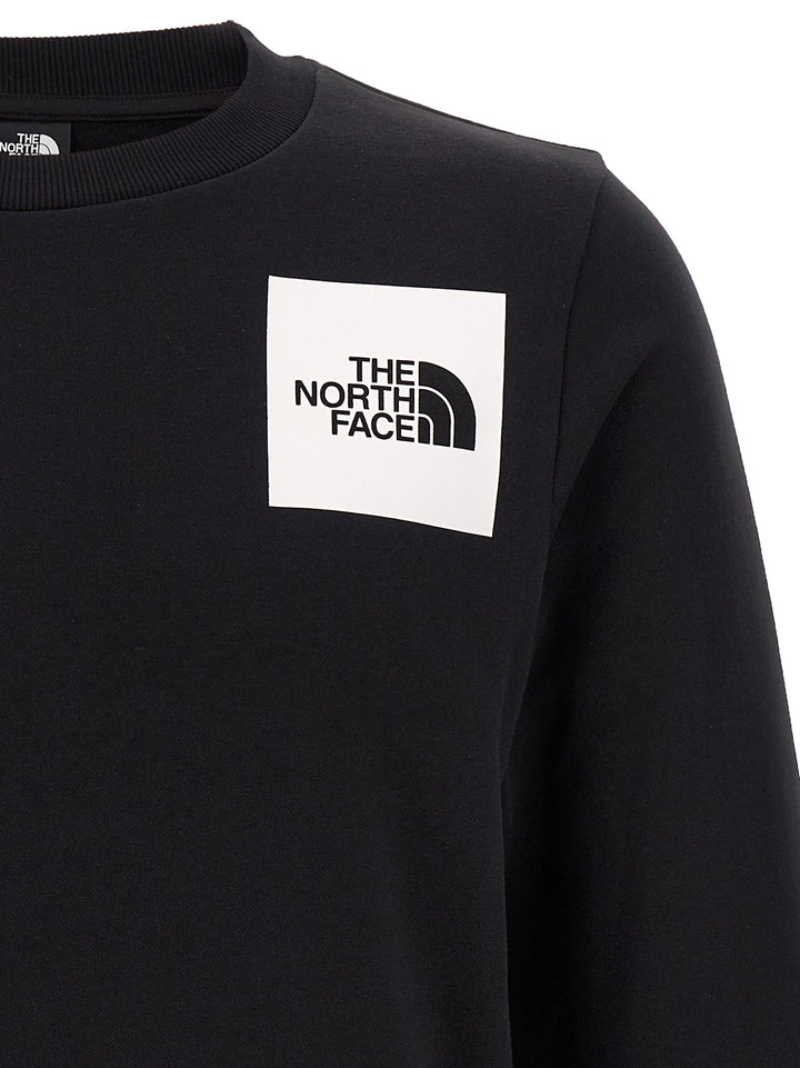 The North Face Fine Sweatshirt - White/Black | e46e447f0c8346bb2f4f946bdab297e5649f8010