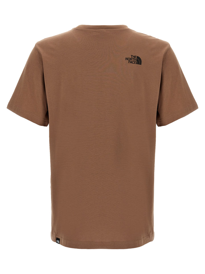 The North Face Fine T-shirt - Brown | 35a4ed4c86880abbc3a92a8a93ace22673b36e45