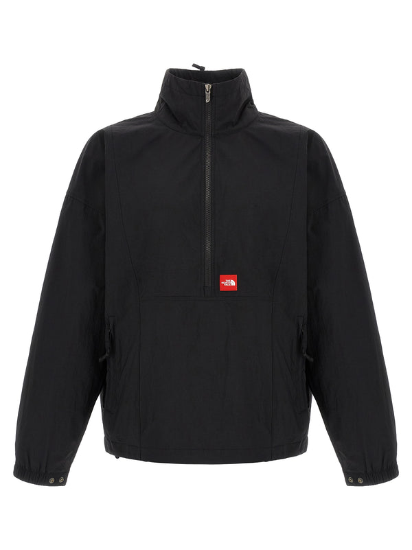 Red Box Taslan Puffer Jackets Black