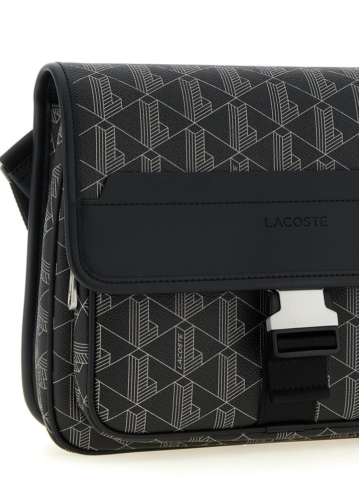 Lacoste The Blend Crossbody Bags - Black | 3bcb47f5696ecc1404627308f628c7361c1ad318