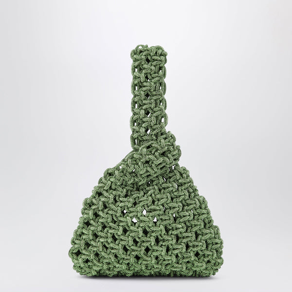 Niky Apple Green Jewel Bag With Crystals