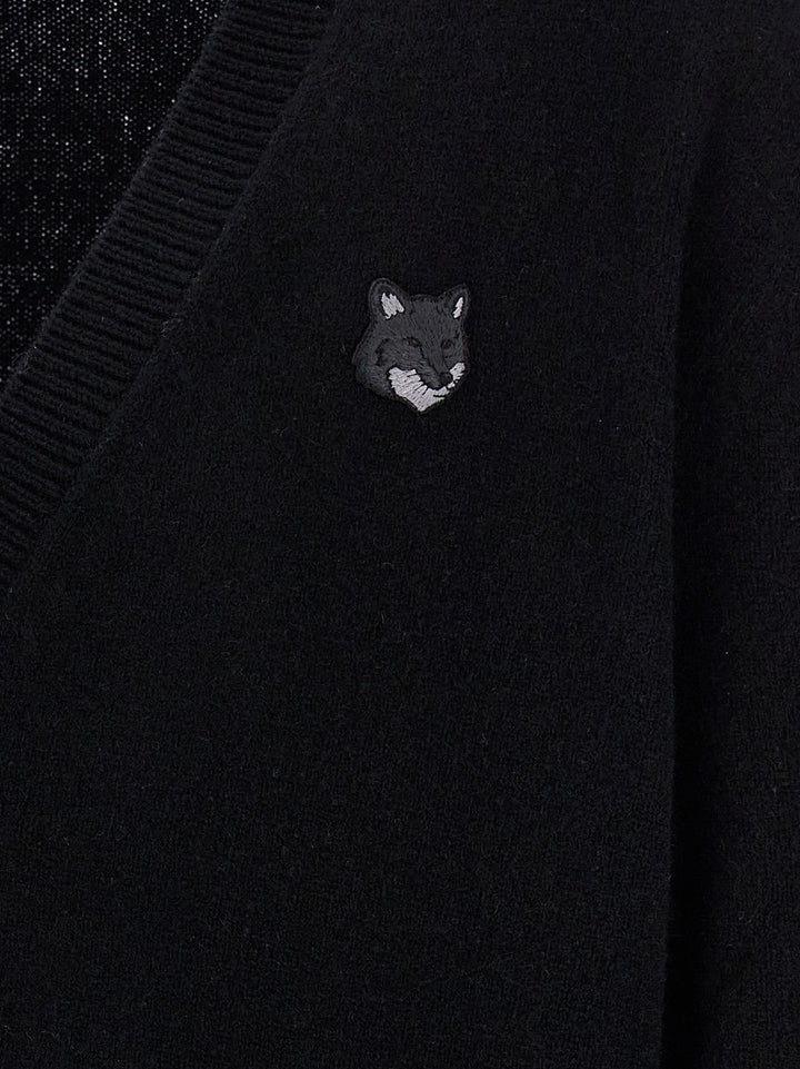 Bold Fox Head Sweater, Cardigans Black