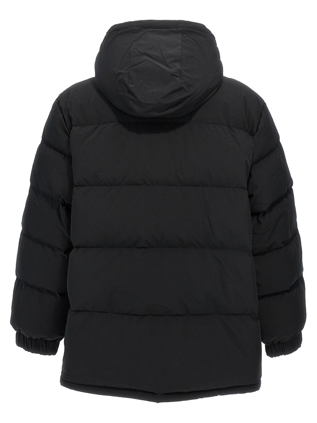 Logo Down Jacket Casual Jackets, Parka Black