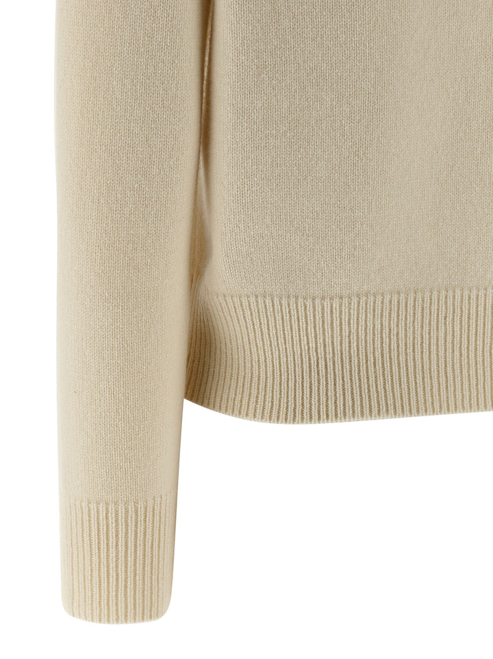 Maison Kitsune Fox Head Sweaters and Cardigans - Beige | bfd35dec535edd3d0d63b4aa61615effb91fb6a8