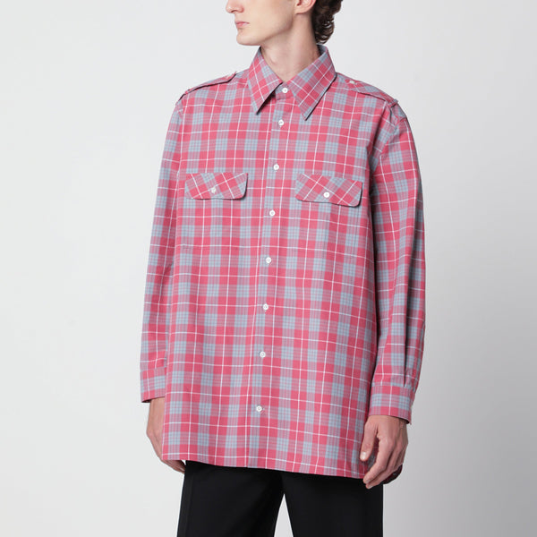 Cotton Shirt With Check Pattern