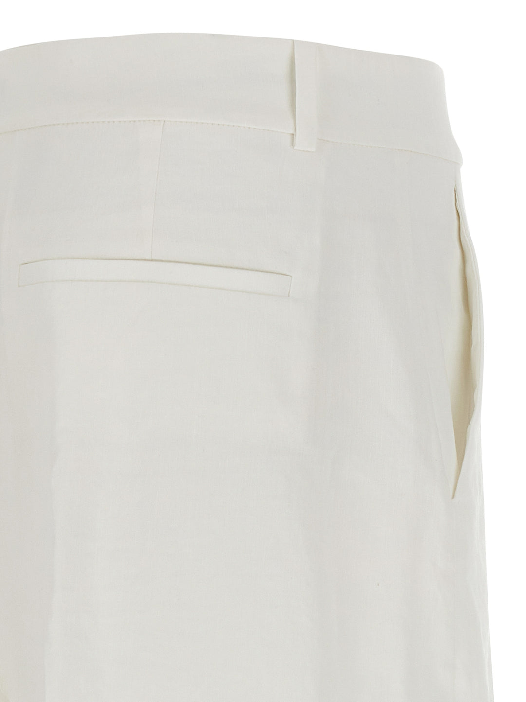 Hw Casual Pants White