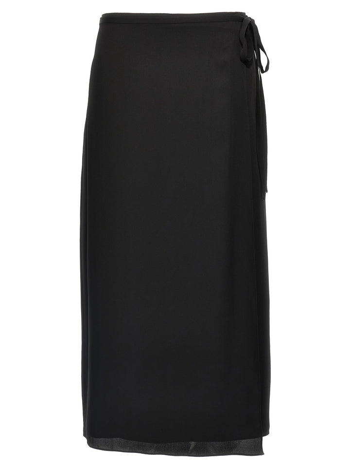 Cl Tie Wrap Skirts Black