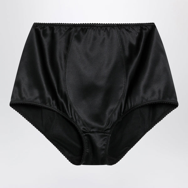 Black Satin Culottes