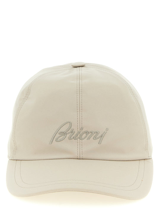 Logo Cap Hats Beige