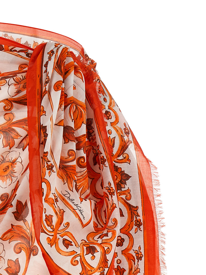 Dolce & Gabbana Maiolica Beachwear - Orange | 83553d6674b981ef6d000f8e0172a277636371cf