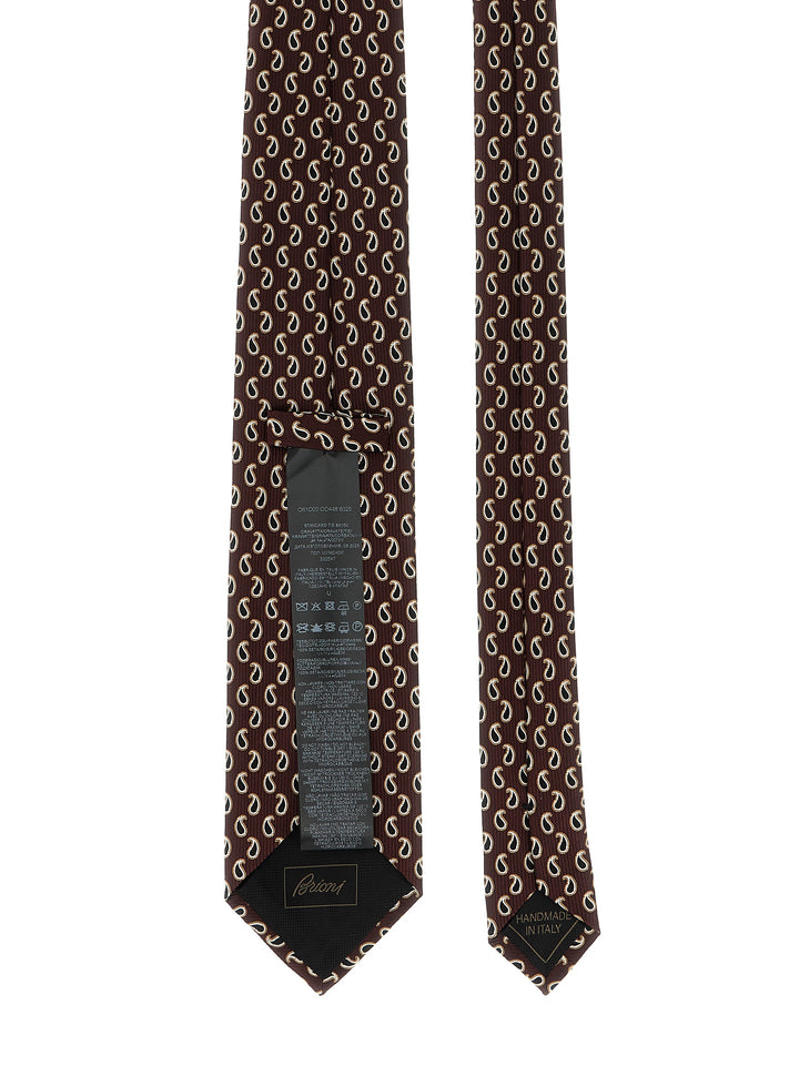 Brioni Jacquard Tie Ties and Papillon - Multicolor | 02913e12abdfff3bd538e62145e1865a7585e0d6