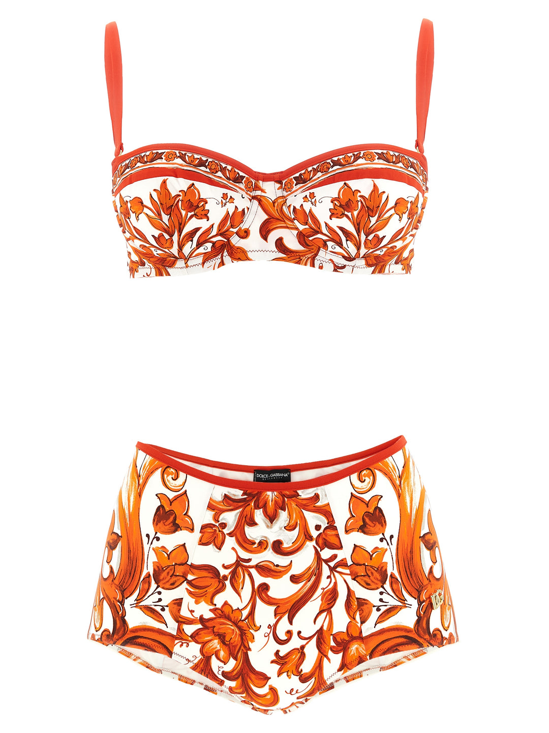 Dolce & Gabbana Maiolica Beachwear - Orange | 1f11c38392560607617abdd6bdb5a941d3c3066f