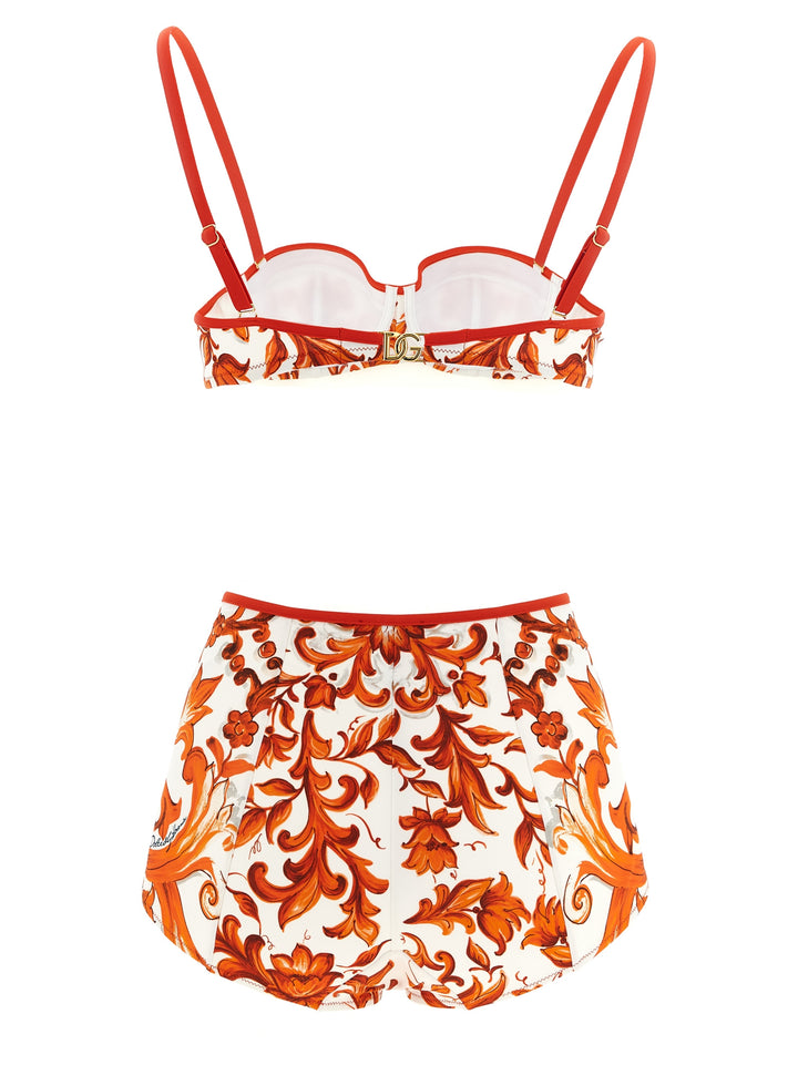Dolce & Gabbana Maiolica Beachwear - Orange | c95ab7128d996d66b318b91e32c9f11236a17ec3