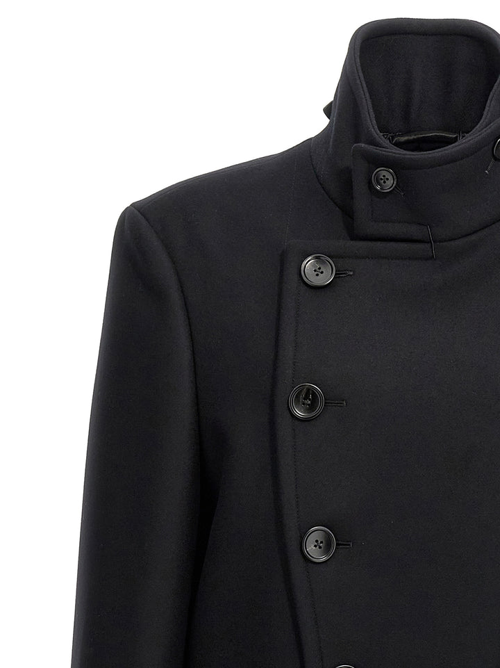 Compact Japanese Coats, Trench Coats Black