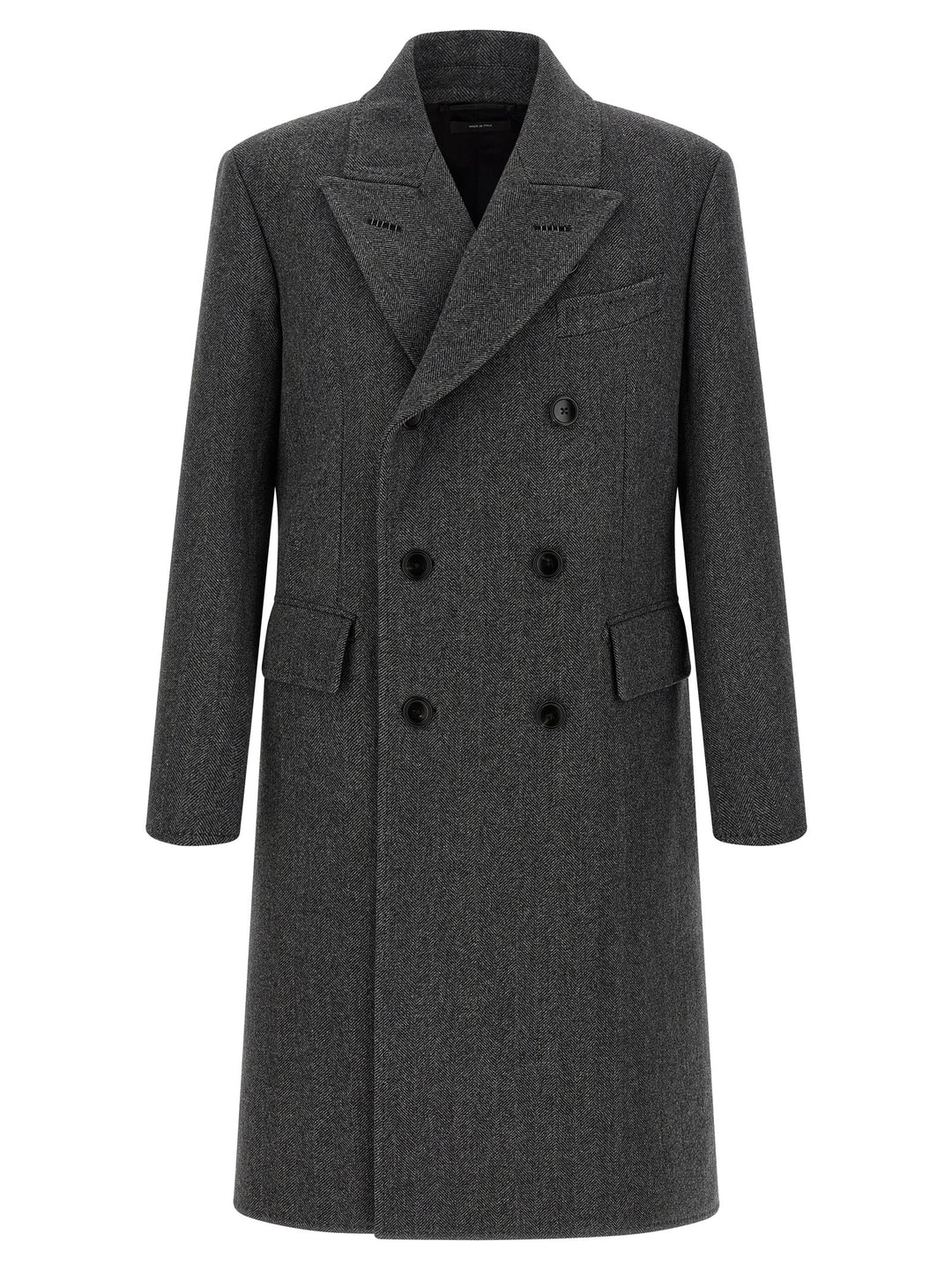Tom Ford Double-Breasted Coat Coats and Trench Coats - Gray | ab99c5b4340bfbd19da5ef5f997765ef55057f6e