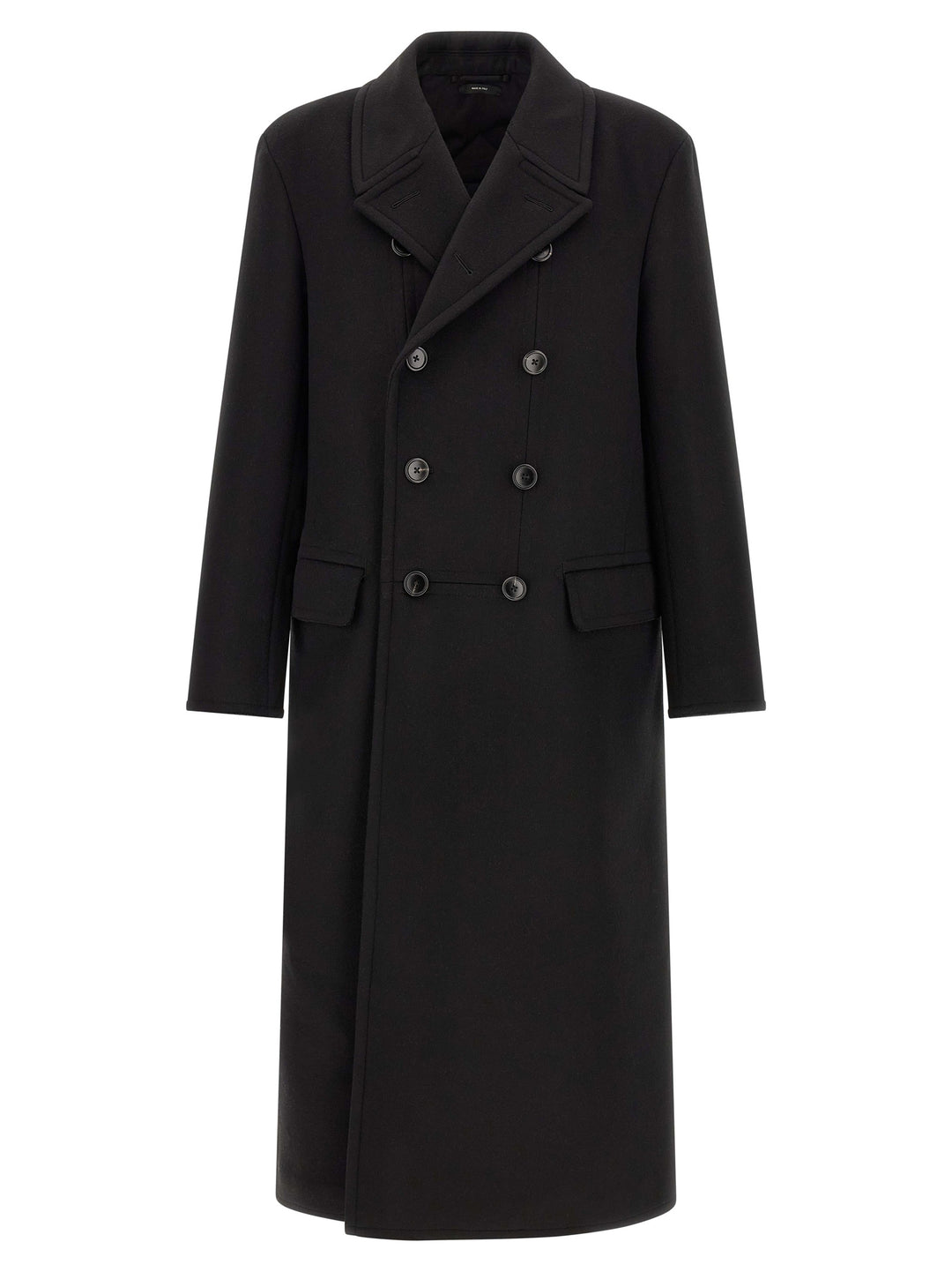 Tom Ford Luxury Melton Db Officer Coats and Trench Coats - Black | 0f85f9443d87349590912393d9080d6589fc35c6