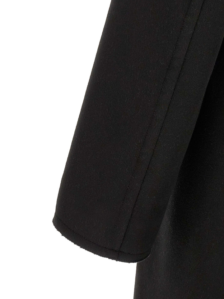 Tom Ford Luxury Melton Db Officer Coats and Trench Coats - Black | 38e9774293555b3702eb6dce804f576e9f93c0bf