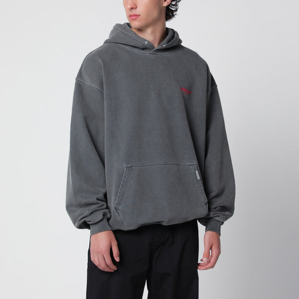 Washed Black Hoodie