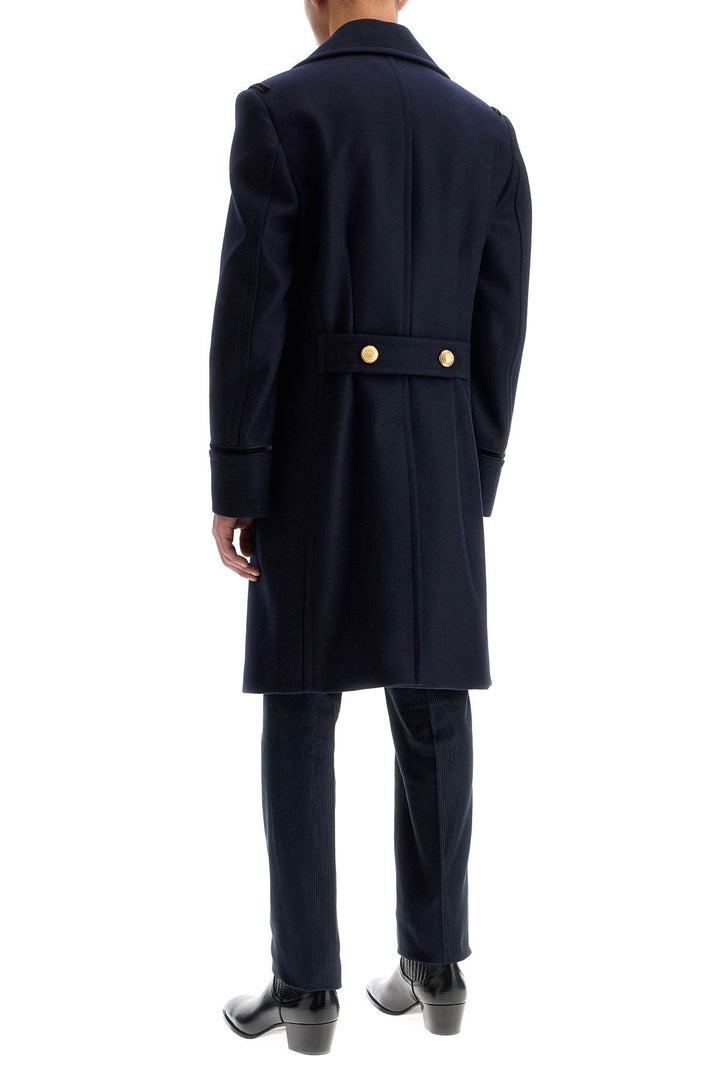 Double Breasted Wool Felt Coat