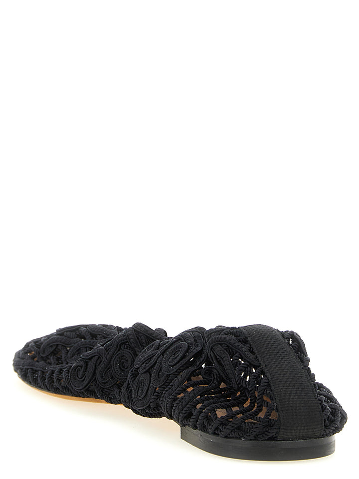 Odissi Iris Flat shoes - Black | 58a70f6614d95bed1f8027d70128a88a6f1ff860