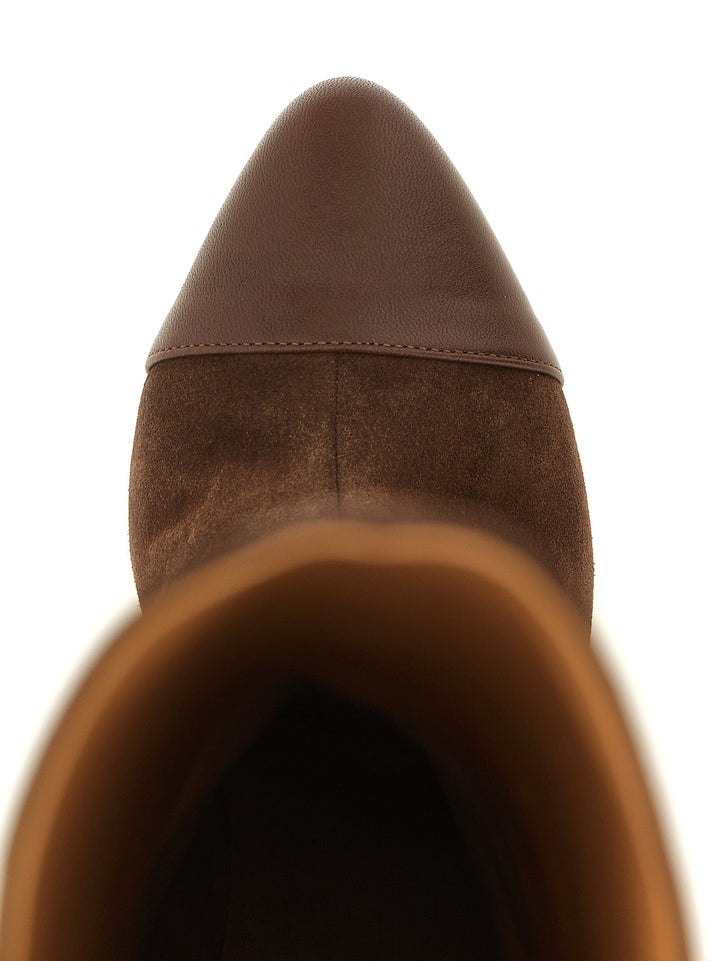 Odissi Lia' Boots Boots and Ankle Boots - Brown | 18ed4d3fbccd67f0dfd5636e3ab54dc9a2ca3aa3