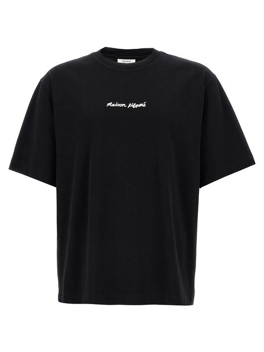 Logo Embroidery T-Shirt Black