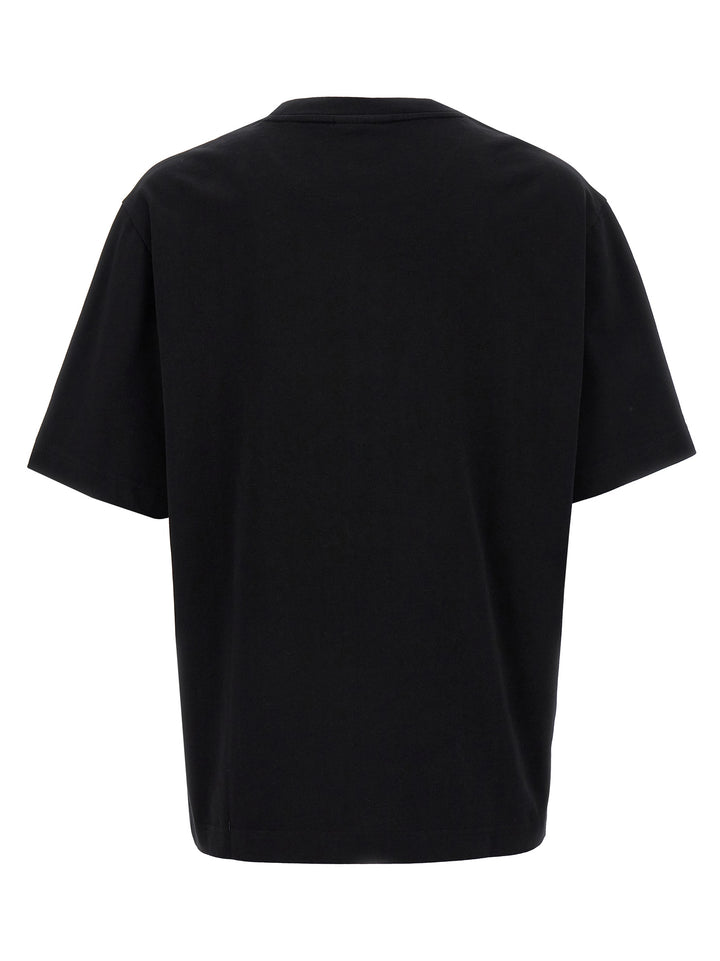 Maison Kitsune Logo Embroidery T-shirt - Black | a0fa475df414279fba5926d724dddb0b67272e31