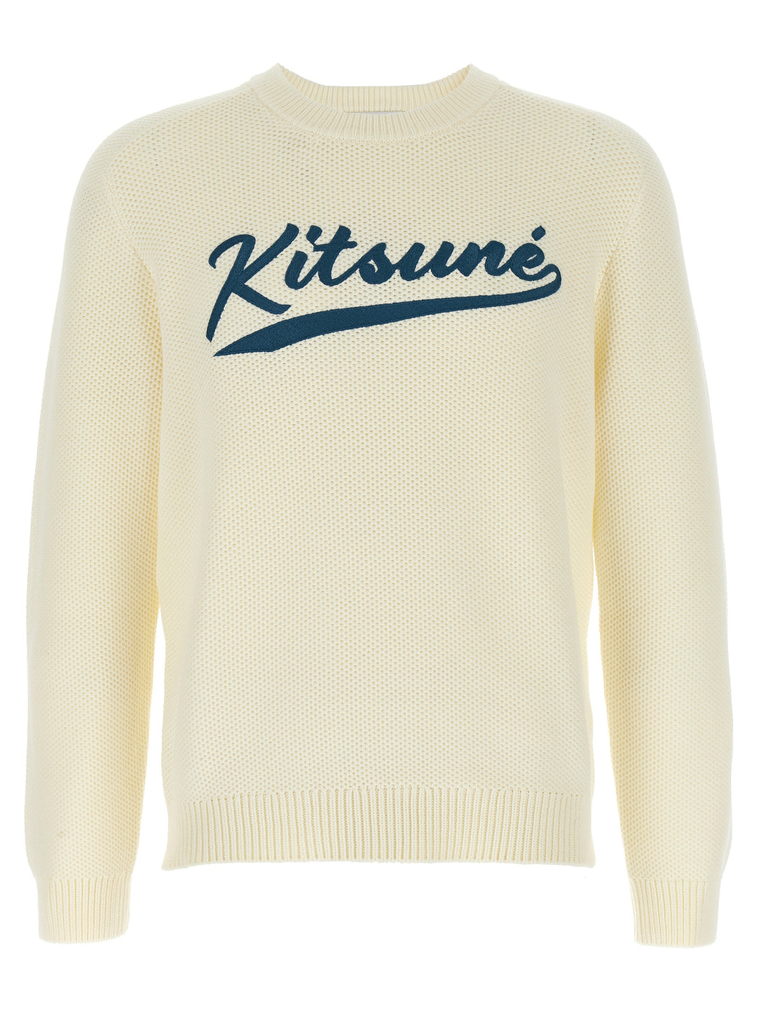 Maison Kitsune Kitsune Varsity Sweaters and Cardigans - White | 346d81796e43bc77796f6fd2968f42865df8b960