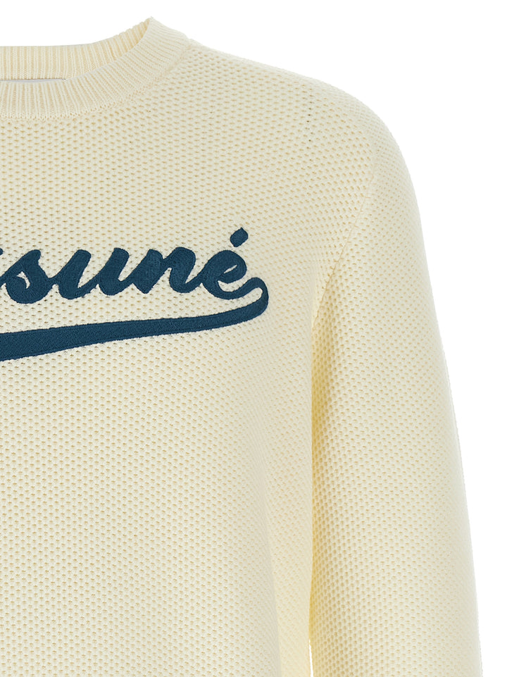 Maison Kitsune Kitsune Varsity Sweaters and Cardigans - White | b0f1c9228364ab6fb52ff58d720fb2ab9a132ef6