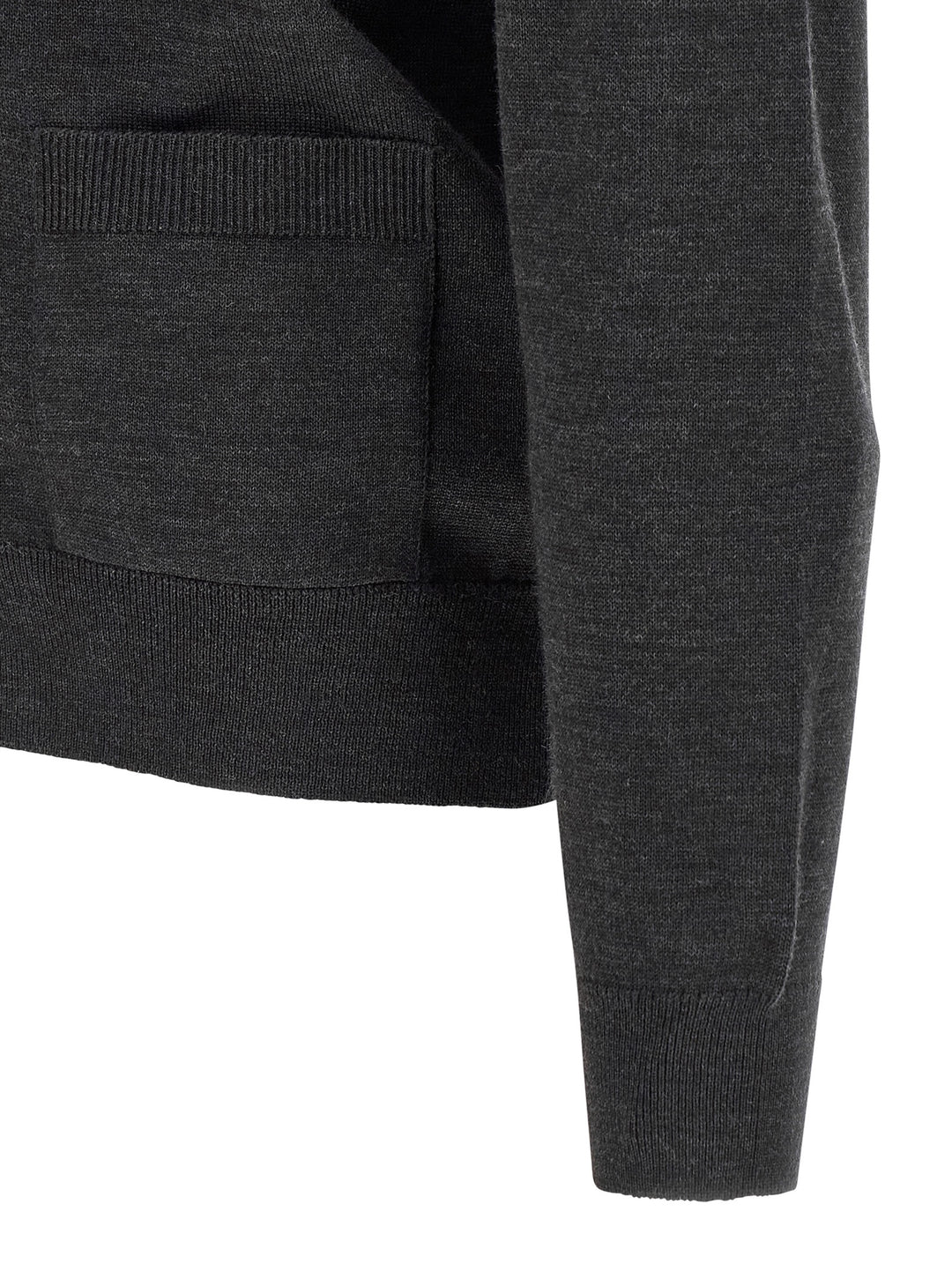 Maison Kitsune Double Fox Sweaters and Cardigans - Gray | 288d832679834d07e81375a87df2d95bb3ad4be9