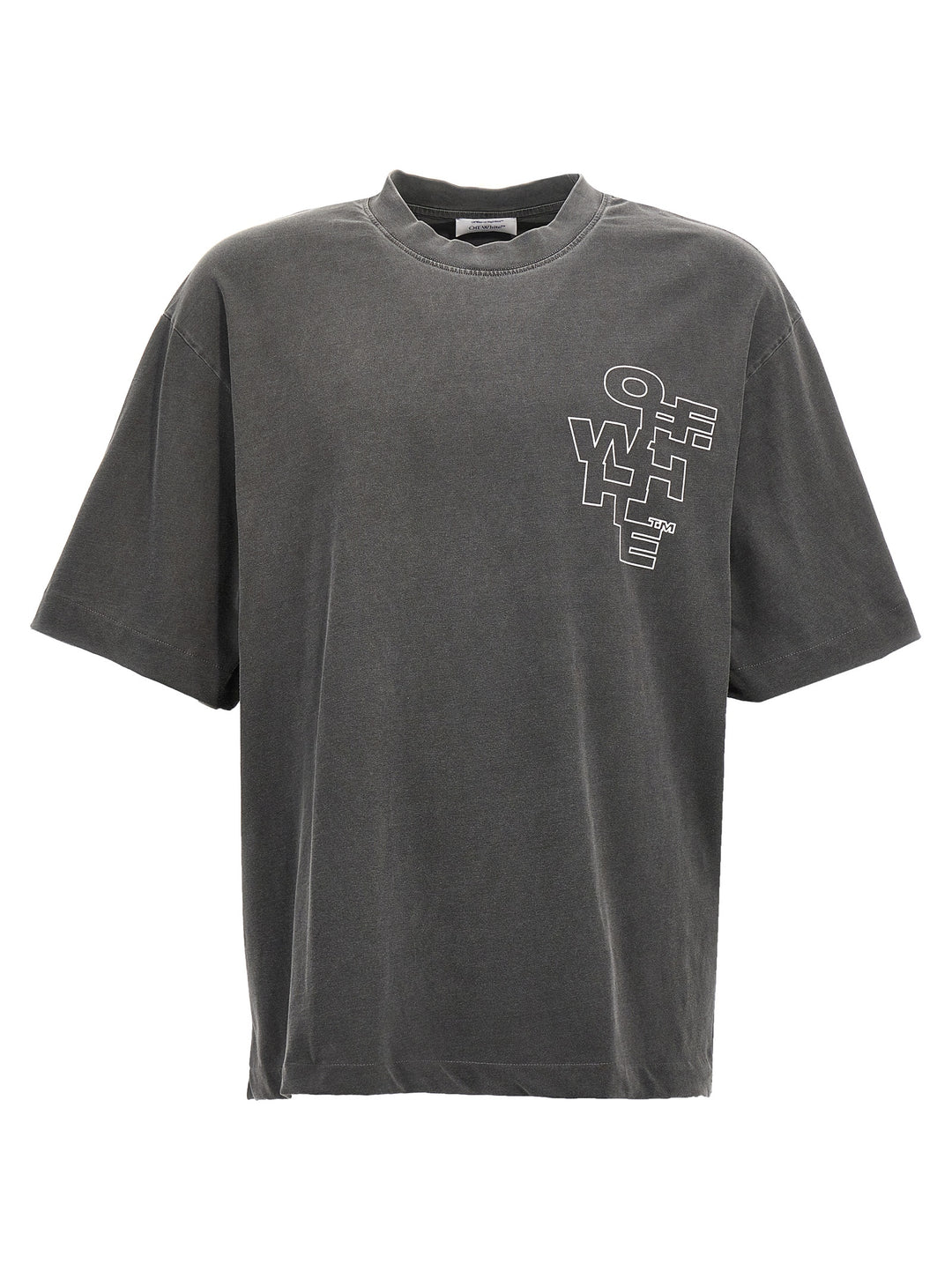 Outline Arrow Skate T-Shirt Gray