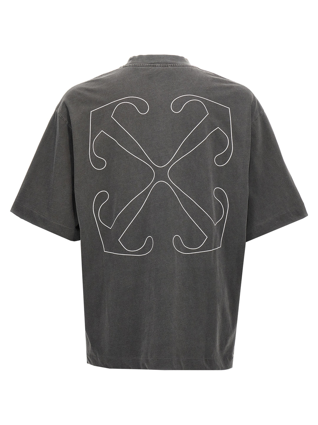 Outline Arrow Skate T-Shirt Gray