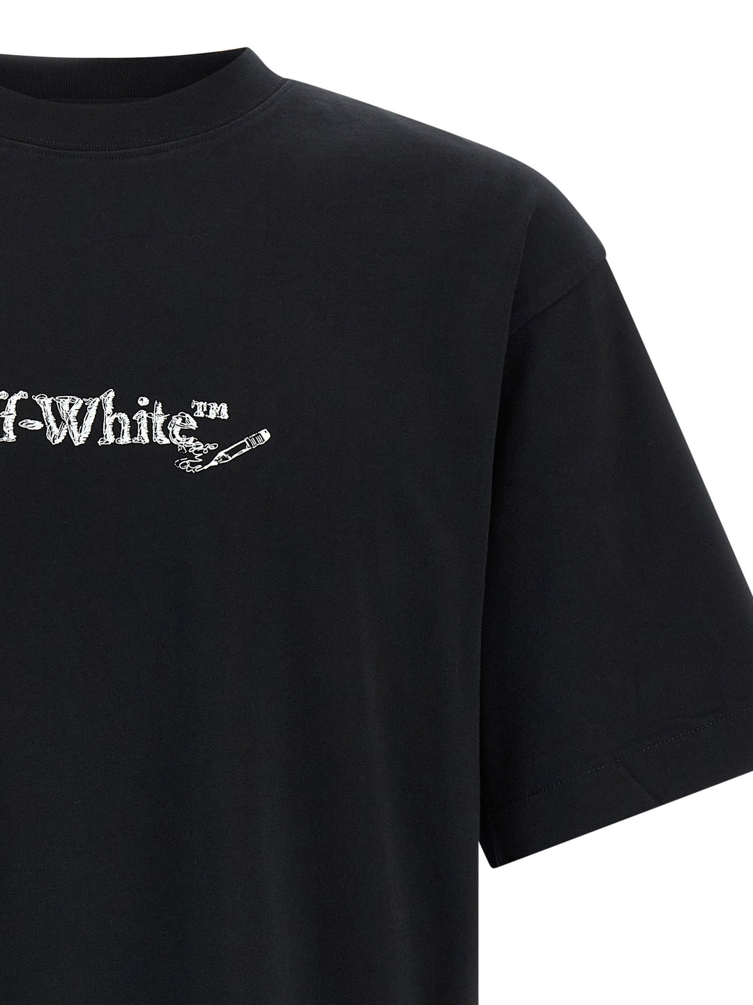 Off-White Scribble Arrow Skate T-shirt - White/Black | 53c8a4b7485aef478eb3db5eab44053c426b5689