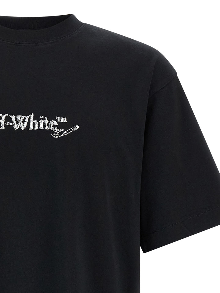 Off-White Scribble Arrow Skate T-shirt - White/Black | 53c8a4b7485aef478eb3db5eab44053c426b5689