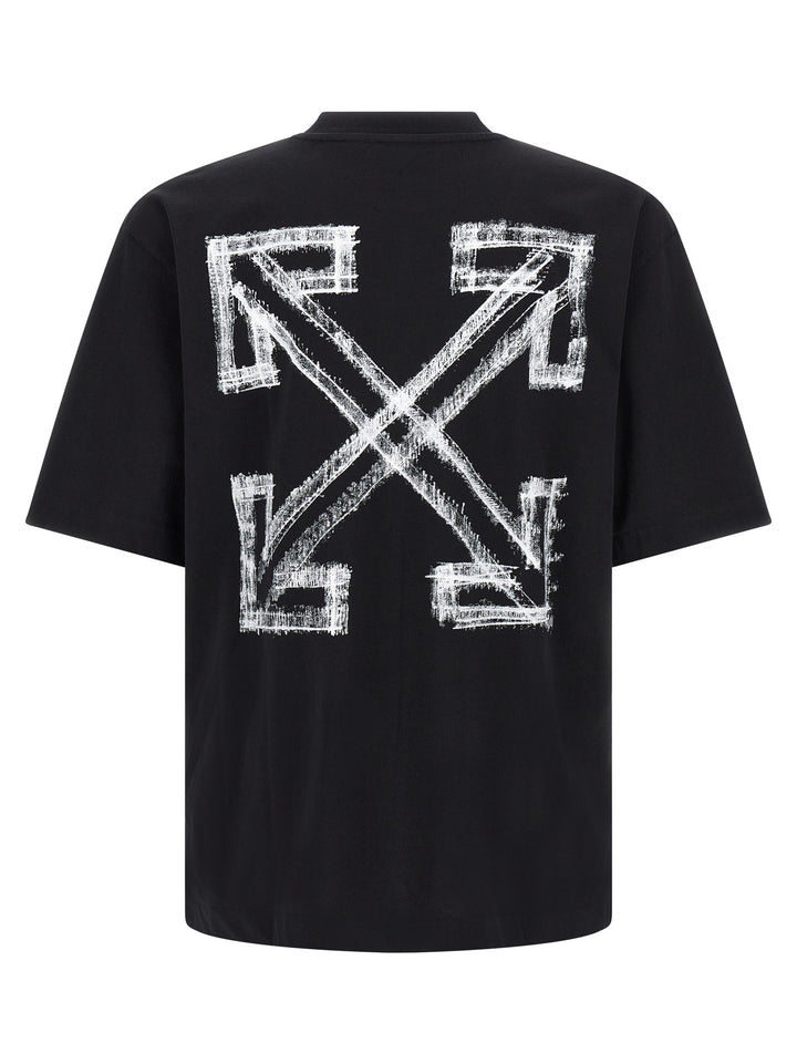 Off-White Motion Arrow Skate T-shirt - Black | 164c723a91f09ff9809236592642fb909d9a1342