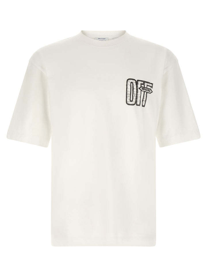 Off-White Motion Arrow Skate T-shirt - White | 530296ce7dbe5d345e8ec0c5106636b9e771fad6