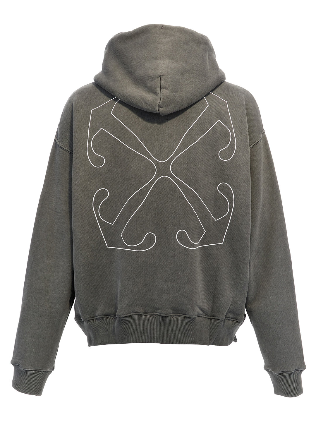 Outline Arrow Skate Sweatshirt Gray